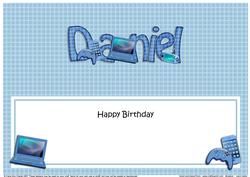 Birthday Daniel Large Dl Matching Large Dl Insert