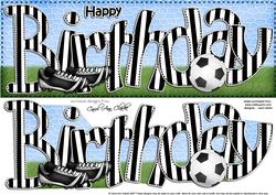 Happy Birthday Large Dl 3D Decoupage