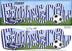 Happy Fathers Day Large Dl 3D Decoupage