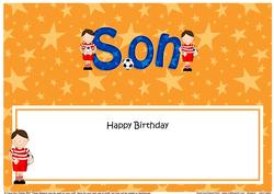 Boyz Birthday Son Large Dl Matching Large Dl Insert