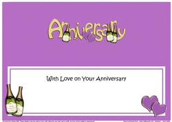 Wedding Anniversary Large Dl Matching Large Dl Insert