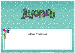 Merry Christmas All of You Matching Large Dl Insert