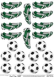 Footballs & Football Boots 3D Decoupage Designs