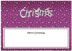 Xmas Merry Christmas Matching Large Dl Insert