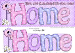 Large Dl New Home Bev Quick Card 3D Decoupage