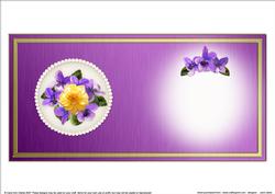 Flowers & Pearls Insert - Square Portrait
