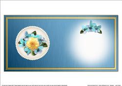 Flowers & Pearls Insert - Square Portrait