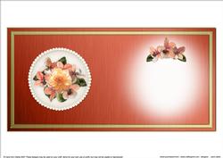 Flowers & Pearls Insert - Square Portrait