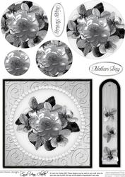 Flowers & Pearls Quick Card with Circle Pyramage