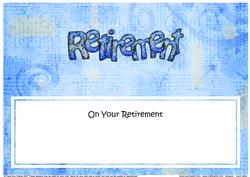 On Your Retirement Large Dl Matching Insert