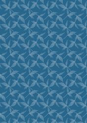 Skeleton Leaves Backing Paper in Teal
