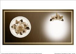 Flowers & Pearls Insert - Square Portrait