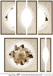 Flowers & Pearls Circular Side Stacker