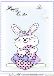 A4 Little Bunny - Easter