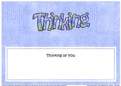 Thinking of You Matching Large Dl Insert