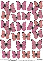 Fluttery Butterflies 3D Decoupage Designs