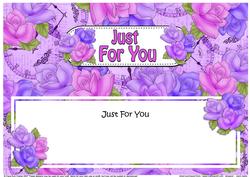 Just for You Large Dl Matching Insert