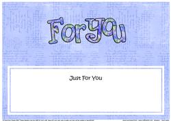 Just for You Roses Matching Large Dl Insert