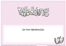 Wedding Roses Matching Large Dl Insert
