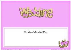 Wedding Roses Matching Large Dl Insert