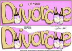 Large Dl Divorce Quick Card N 3D Decoupage