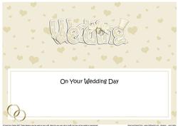 Wedding Matching Large Dl Insert