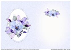 Posy & Pearls Insert - Portrait