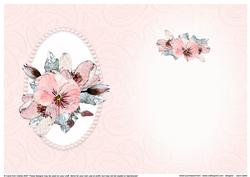 Posy & Pearls Insert - Portrait
