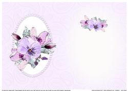 Posy & Pearls Insert - Portrait