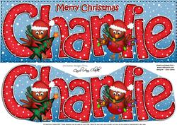 Xmas Large Dl Charlie Quick Card N 3D Decoupage