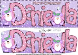Xmas Large Dl Daniella Quick Card N 3D Decoupage
