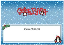 Christmas Sister & Partner Matching Large Dl Insert