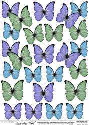 Fluttery Butterflies 3D Decoupage Designs