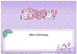 Christmas Casey Matching Large Dl Insert