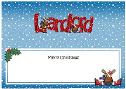 Christmas Landlord Matching Large Dl Insert