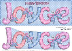 Large Dl Birthday Joyce Butterflies Card & 3D Decoupage