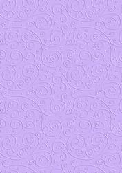 Summer Mists Lilac 'swirls Embossed' Backing Paper