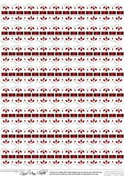 Pretty Digital Ribbons with Lace Edge
