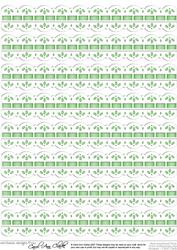 Pretty Digital Ribbons with Lace Edge