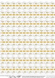 Pretty Digital Ribbons with Lace Edge