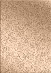 'copper Metallic Paisley Embossed' Backing Paper