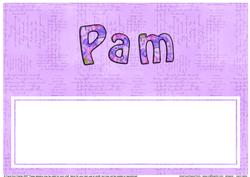 Birthday Pam Roses Matching Large Dl Insert