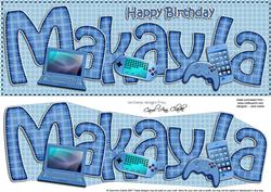 Birthday Makayla Gadgets & Gizmos Large Dl 3D Decoupage