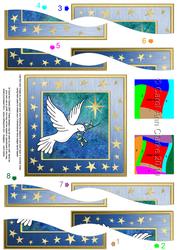 Xmas Dove Wavy Spiral Side Stacker