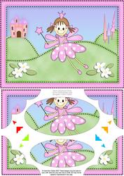 A5 Fairy Twinkletoes Scallop Corners and Pyramage