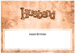 Birthday Husband Clocks Matching Large Dl Insert