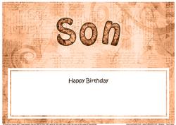 Birthday Son Clocks Matching Large Dl Insert