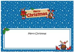 Christmas Rudolph Signpost Large Dl Matching Insert