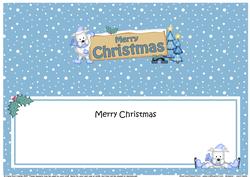 Christmas Westie Dog Signpost Large Dl Matching Insert