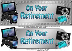 Large Dl Retirement Gadgets & Gizmos 3D Decoupage